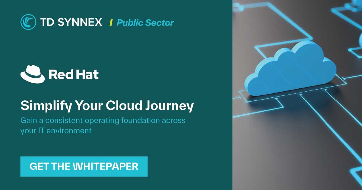 Text reads: Simply your cloud journey. CTA: Get the whitepaper