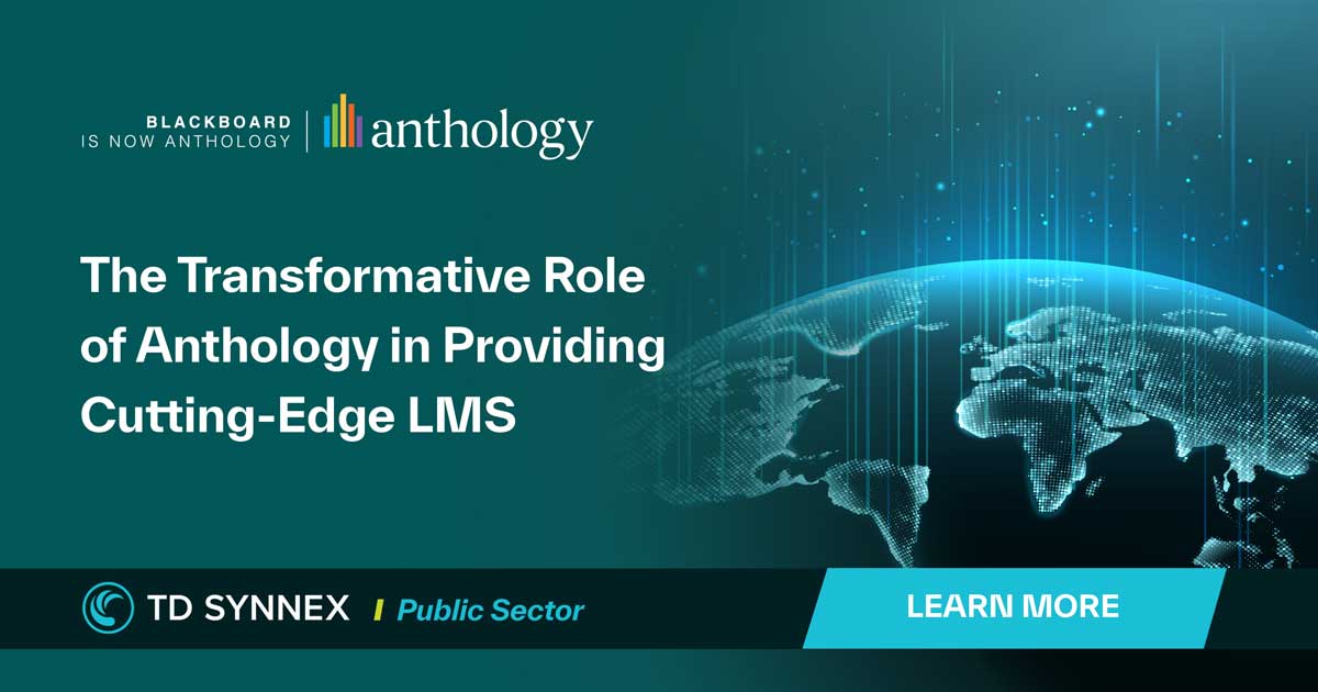 Text reads: The Transformative Role of Anthology in Providing Cutting-Edge LMS. CTA: Learn More
