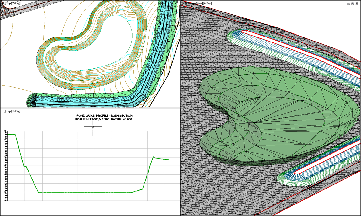 Civil 3D terrain models for grading