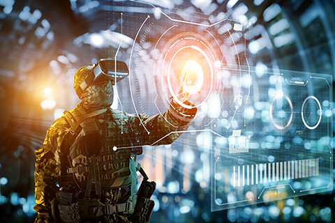 Virtual reality training military