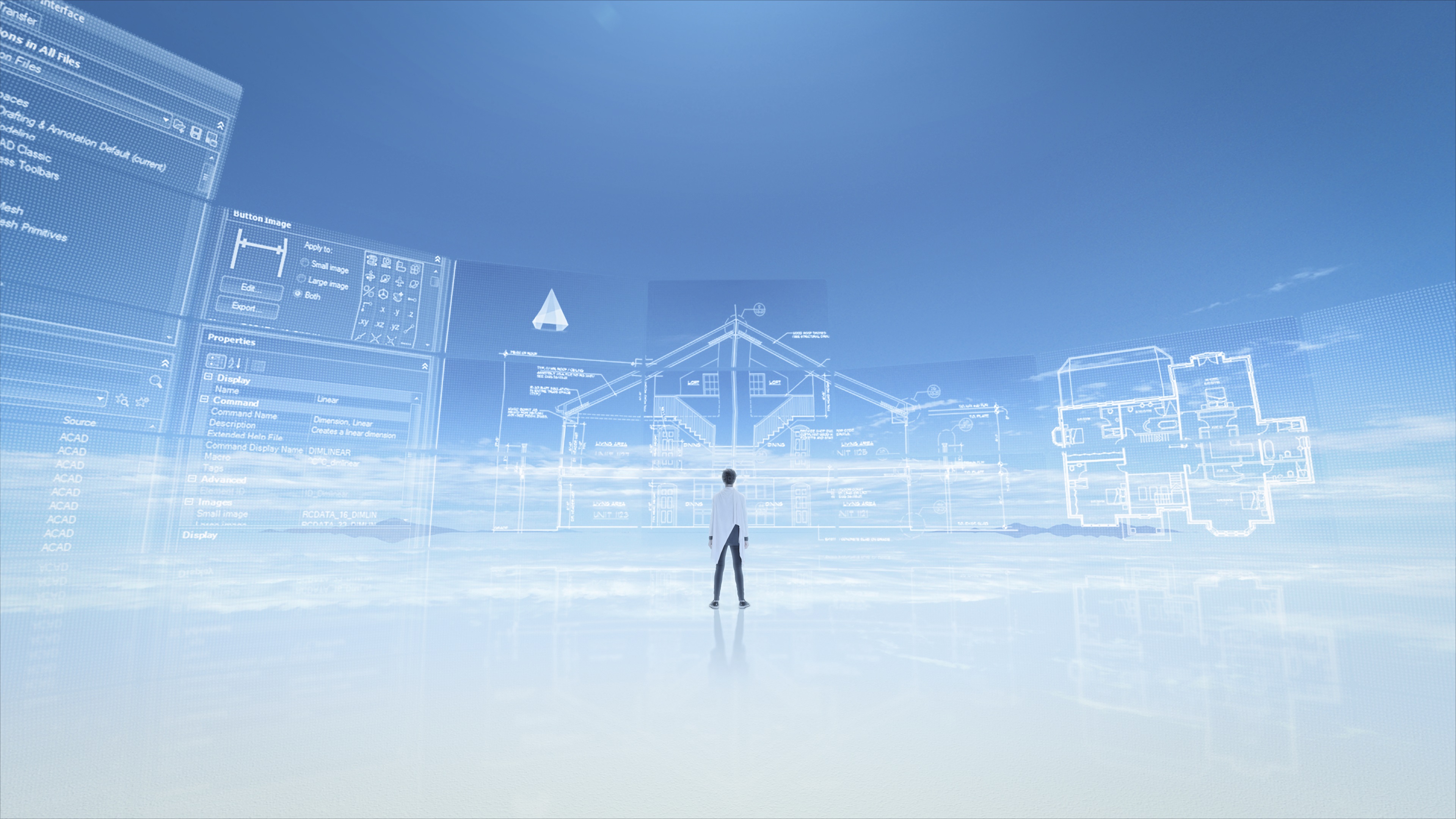 Still image from the Autodesk Future of Making Things video. Image demonstrates how the next generation of digital technology will change the way things are designed and made.