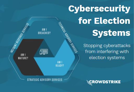 Text Reads: Cybersecurity for Election Systems