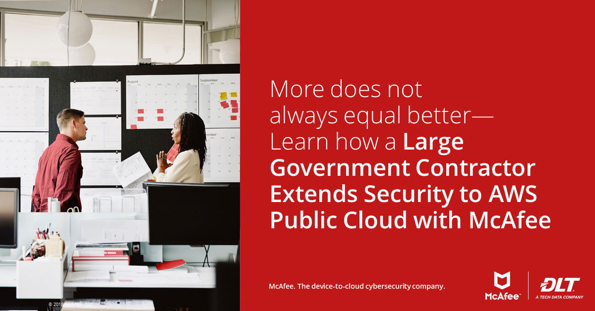 Large Government Contractor Extends Security to AWS Public Cloud