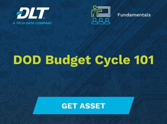 Text reads: DOD Budget Cycle 101