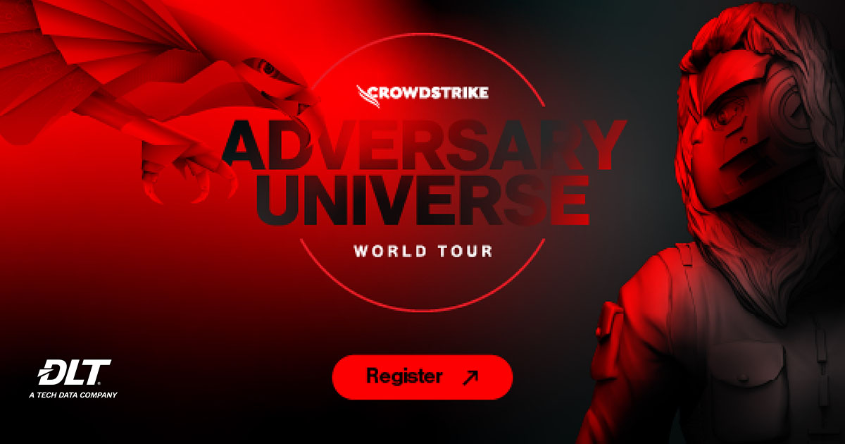 Text reads: Adversary Universe Register Now