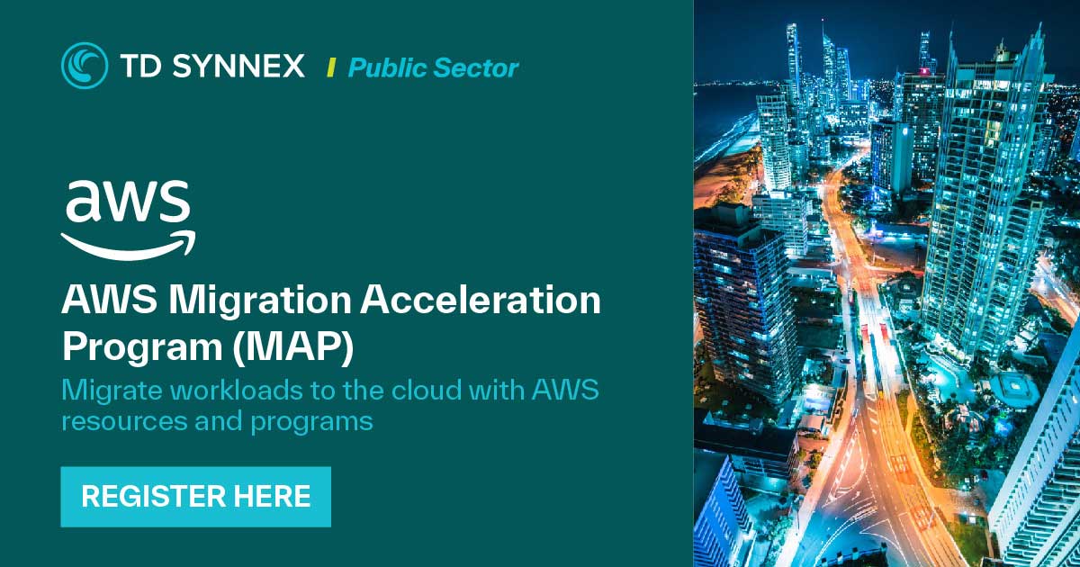 Text reads: AWS Migration Acceleration Program