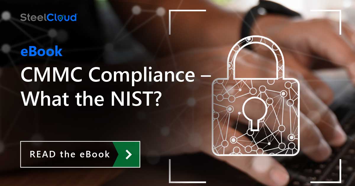 Text reads: CMMC Compliance -- What is NIST?