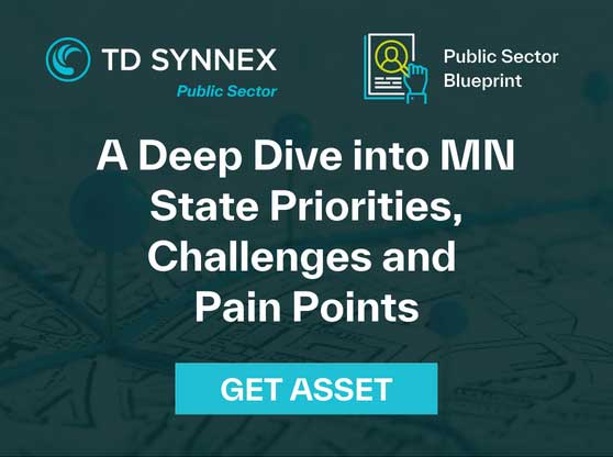 Text reads: A Deep Dive Into Minnesota State Priorities, Challenges, and Pain Points