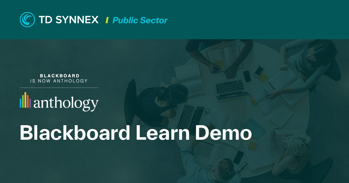 Text reads: Blackboard Learn Demo