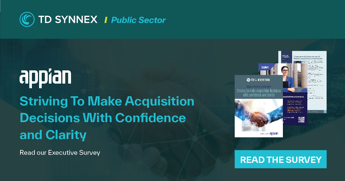 Text reads: Striving to Make Acquisition Decisions with Confidence and Clarity
