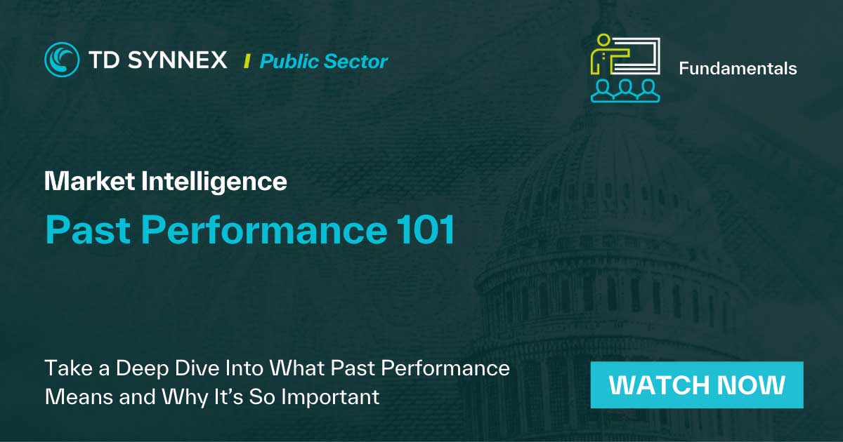 Text reads: Market Intelligence Fundamental Training: Past Performance 101