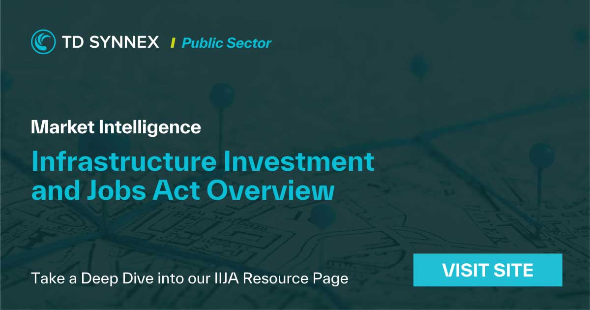 Text reads: Infrastructure Investment and Jobs Act (IIJA) Overview