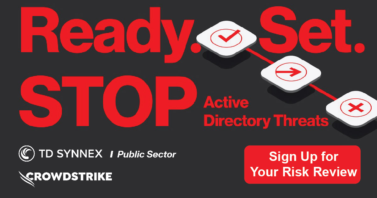 Text reads: Ready. Set. Stop Active Directory Threats