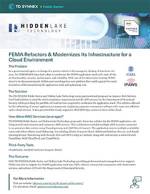 Thumbnail for FEMA Refactors & Modernizes Its Infrastructure for a Cloud Environment Case Study