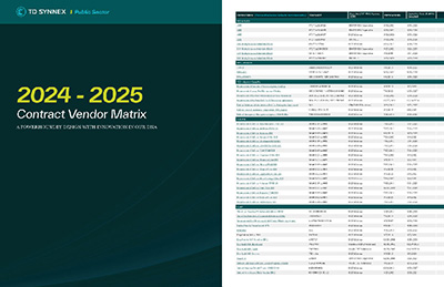 Thumbnail of TD SYNNEX Public Sector's Linecard