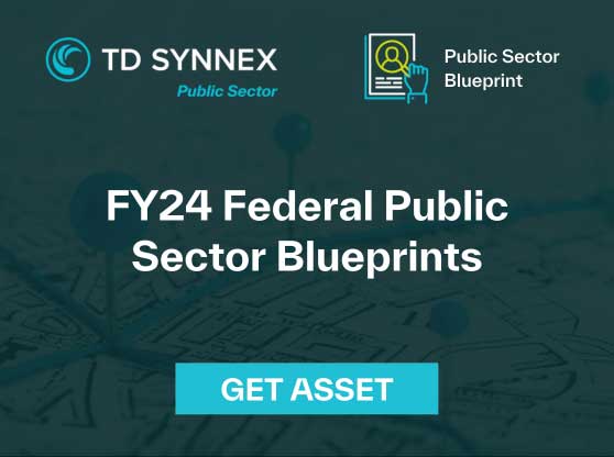 Text reads: FY24 Federal Public Sector Blueprints