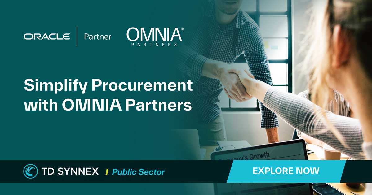 Text reads: Simplify Procurement With OMNIA Partners