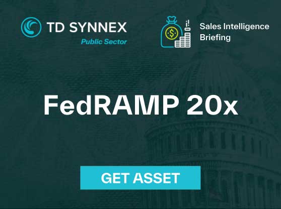 Text reads: FedRAMP 20x. CTA: Get Asset