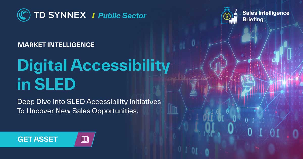 Text reads: Digital Accessibility in SLED