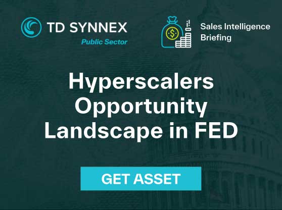 Text reads: Hyperscaler Opportunity Landscape in FED. CTA: Get Asset