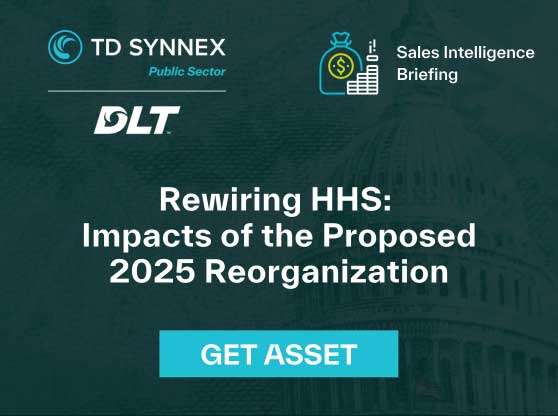 Text reads: Rewiring HHS: Impacts of the Proposed 2025 Reorganization. CTA: Get Asset