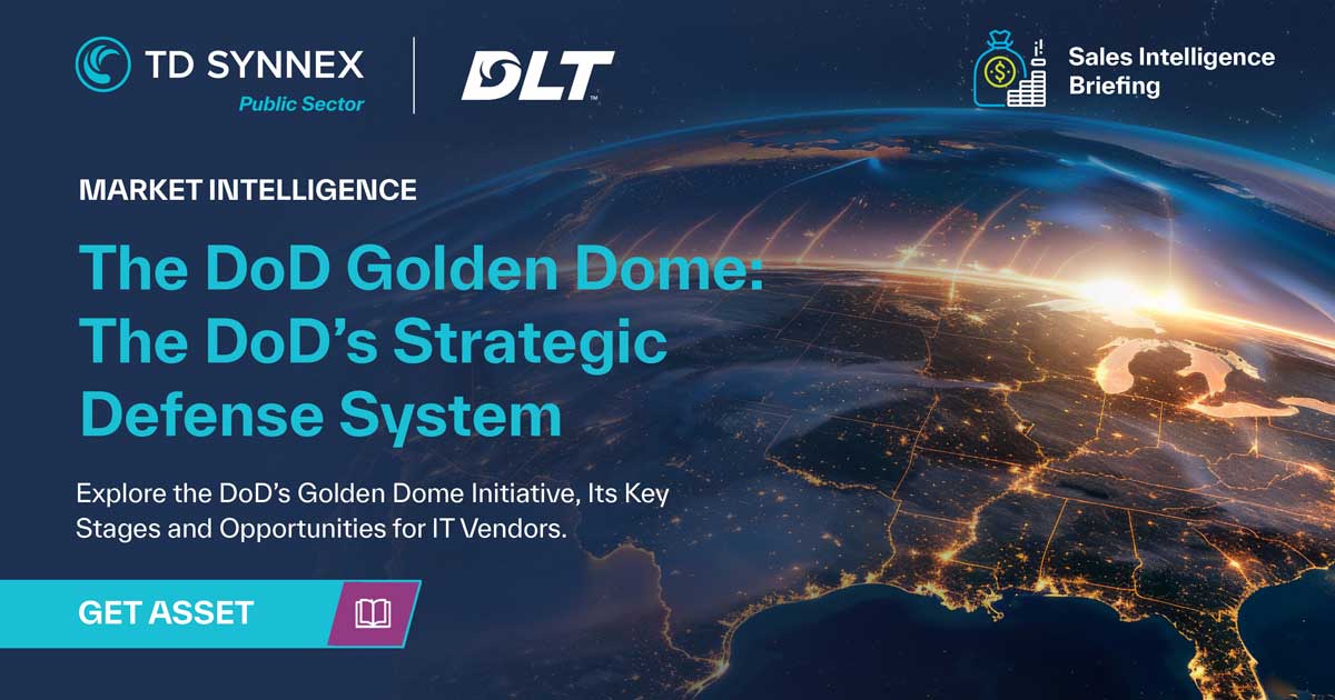 Text reads: The DoD Golden Dome: The DoD’s Strategic Defense System