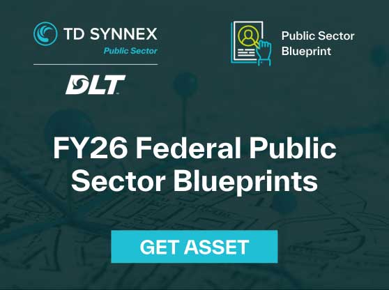 Text reads: FY26 Federal Public Sector Blueprints