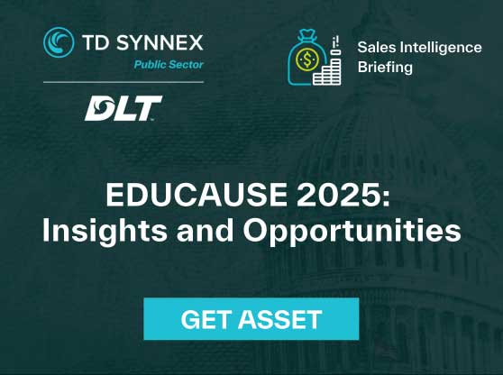 Text reads: EDUCAUSE 2025: Insights and Opportunities. CTA: Get Asset