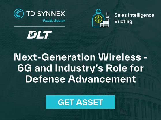 Text reads: Next-Generation Wireless - 6G and Industry’s Role for Defense Advancement. CTA: Get Asset