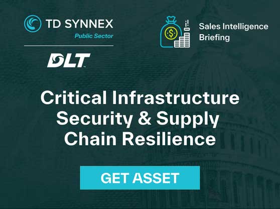 Text reads: Critical Infrastructure Security & Supply Chain Resilience. CTA: Get Asset