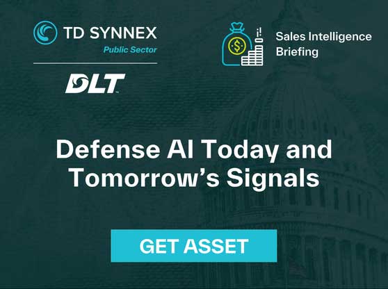 Text reads: Defense AI Today and Tomorrow’s Signals. CTA: Get Asset