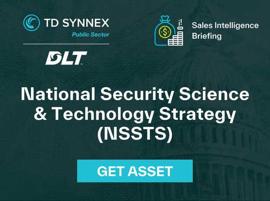 Text reads: National Security Science & Technology Strategy (NSSTS). CTA: Get Asset