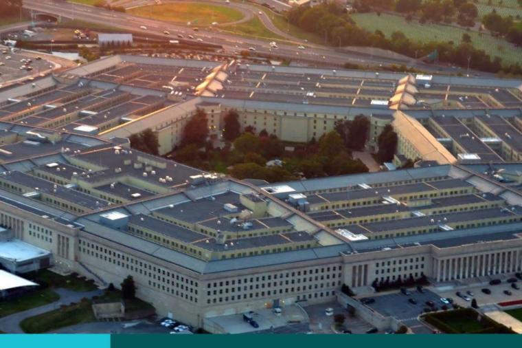 Overhead view of the Pentagon