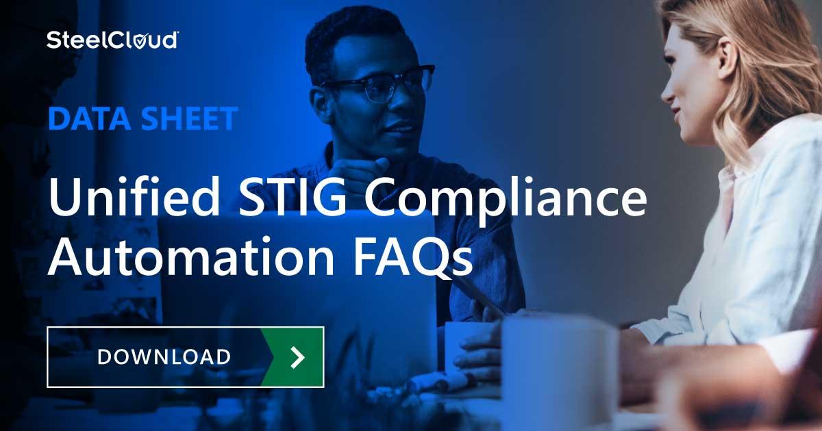 Text reads: How Unified Compliance Automation Optimizes the RMF & ATO Processes
