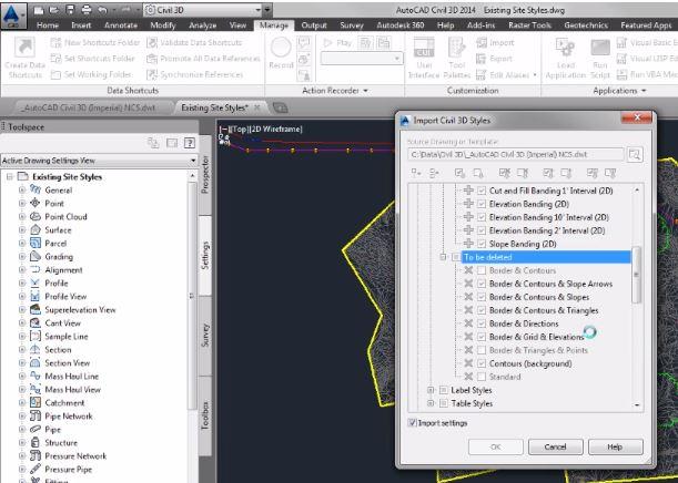 How To Import Civil 3d Styles And Settings Dlt A Tech Data Company