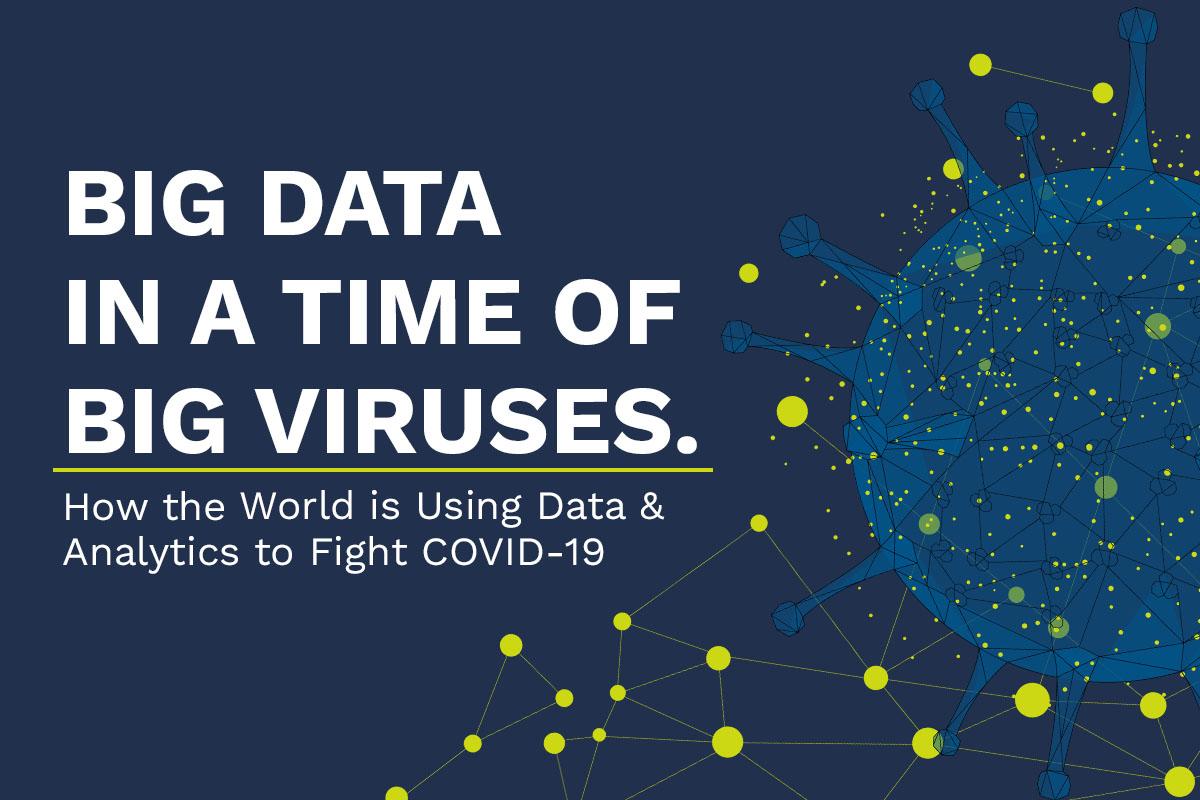 icon of virus with data points