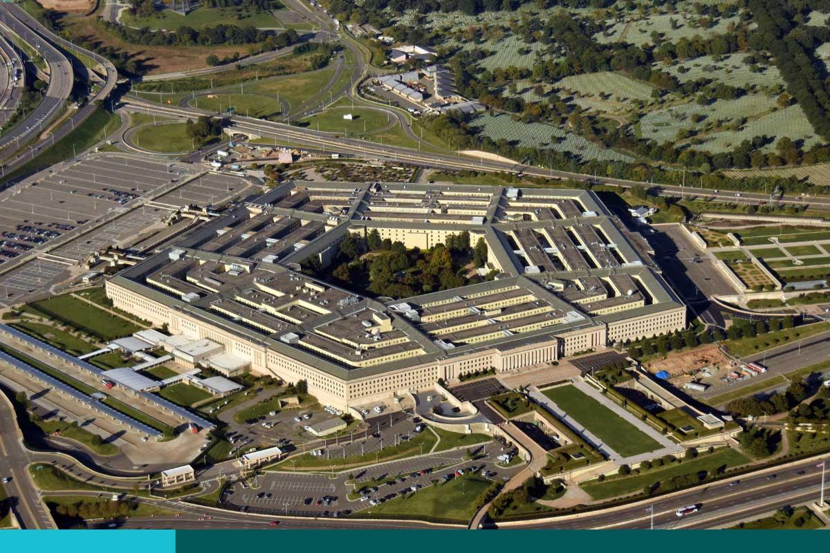 Aerial view of the U.S. Pentagon